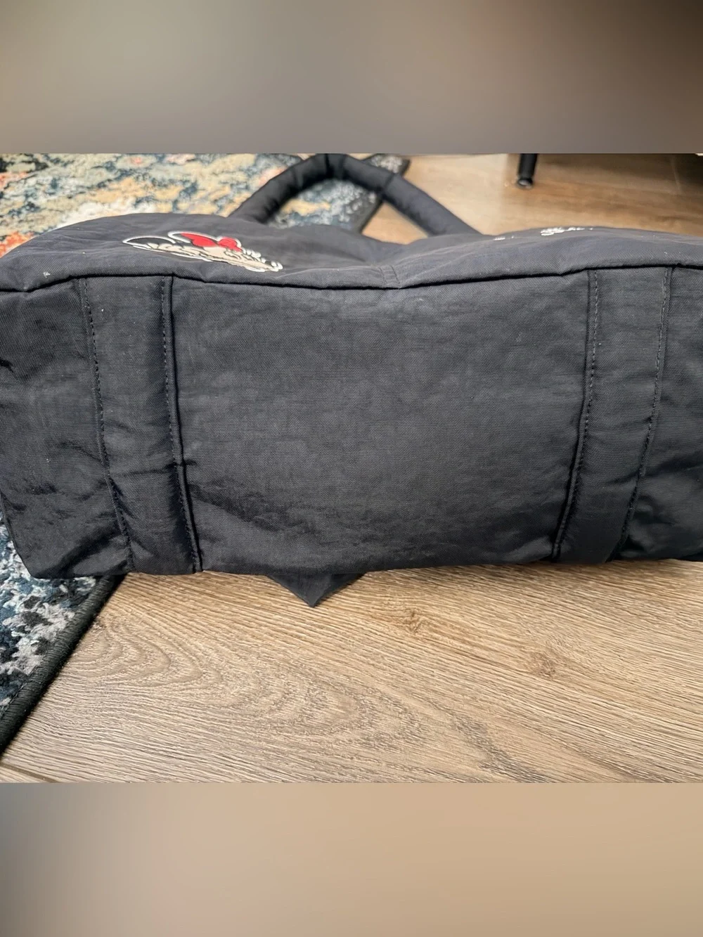 BAGGU - Small Cloud Carry-On Embroidered Minnie Mouse